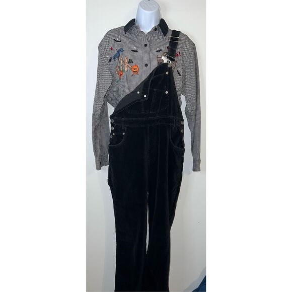 Women’s Halloween Festive Button Down VTG MEDIUM - Picture 2 of 8